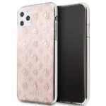 Guess GUHCN65TPERG iPhone 11 Pro Max pink hard case 4G Peony Glitter