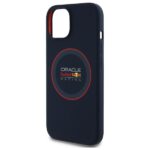 Red Bull RBHMP15S24SIILVR iPhone 15 6.1" hardcase navy Silicone Red Ring MagSafe - imagine 6