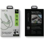 ENERGEA Flow USB-C to Lightning C94 MFI Cable 1.5m Green 60W 3A PD Fast Charge - imagine 6
