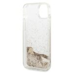Guess GUOHCP14MGLHFLGO iPhone 14 Plus / 15 Plus 6.7" gold hardcase Glitter Charms - imagine 7