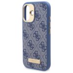 Guess GUHMP16SU4GPRB iPhone 16 6.1" blue hardcase 4G Logo Plate MagSafe - imagine 6