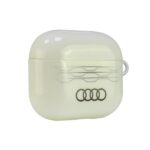 Audi IML Geometric Pattern AirPods 3 cover white AU-IMLAP3-A6/D3-WE - imagine 4