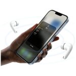 USAMS Bluetooth 5.3 Headphones TWSX-Don Series Dual mic ENC wireless white/white BHUXD02 - imagine 5