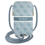 Guess Torebka GUPHM4GDBL 6,1" blue hardcase 4G Stripe