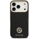 Case Guess Grained Strass Logo MagSafe for iPhone 17 Pro black - imagine 3