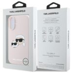 Karl Lagerfeld KLHMP16SSKCHPPLP iPhone 16 6.1" pink hardcase Silicone Double Heads Print MagSa - imagine 8