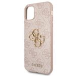 Guess GUHCN654GMGPI iPhone 11 Pro Max pink hardcase 4G Big Metal Logo - imagine 6
