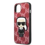 Karl Lagerfeld KLHCP13MPMNIKPI iPhone 13/ 14 / 15 6,1" hardcase red Monogram Ikonik Patch - imagine 6