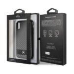 Mercedes MEHCPXHACABK iPhone X/Xs hard case black Real Carbon Dynamic - imagine 3