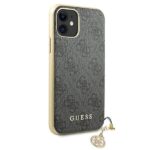 Guess GUHCN61GF4GGR iPhone 11 6,1" / Xr grey hard case 4G Charms Collection - imagine 3