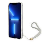 Guess GUOHCP14LHFLSU iPhone 14 Pro 6,1" purple hardcase Flower Strap - imagine 4