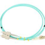 Extralink LC/UPC-SC/UPC | Patchcord | Multi Mode, OM3, Duplex, 3mm, 5m