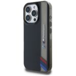Case BMW Motorsport IML Vertical Stripe for iPhone 16 Pro Max black - imagine 2