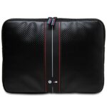 BMW Sleeve BMCS16COMSCAKR 16" black Carbon Red Stripes