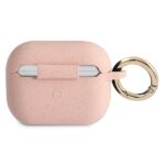 Guess GUAPSGGEP AirPods Pro cover pink Silicone Glitter - imagine 2
