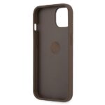 Guess GUHCP13S4GMRBR iPhone 13 mini 5,4" brown hardcase 4G with ring stand - imagine 7