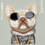 Nimmy case iPhone 15 Pro 6.1" gray Glasses Cool Dog - imagine 7