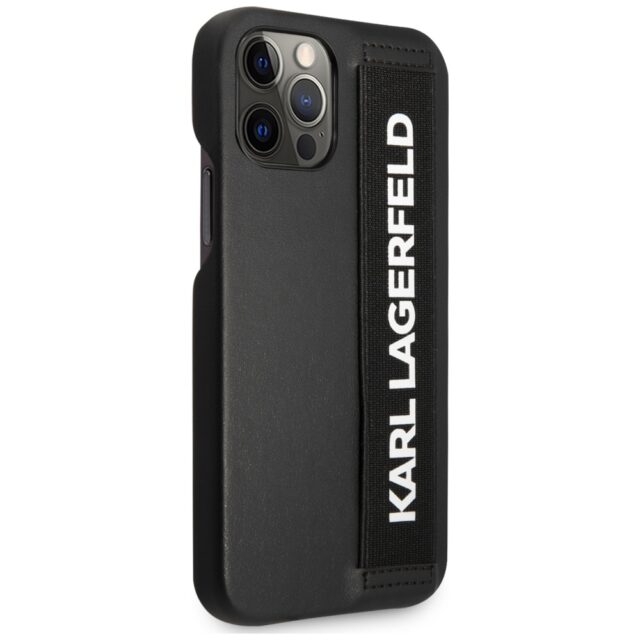Karl Lagerfeld KLHCP12LSTKLBK iPhone 12 Pro Max 6,7" black hardcase - imagine 4