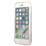 Guess GUHCI8LFLSU iPhone SE 2022 / SE2020 / 7 / 8 purple hardcase Flower Liquid Glitter - imagine 5