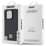 DKNY DKHMP16XPSHRPSK iPhone 16 Pro Max 6.9" hardcase black Repeat Pattern Stack Logo MagSaf - imagine 8