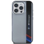 BMW BMHCP16X23HTFEG iPhone 16 Pro Max 6.9" grey hardcase Motorsport IML Vertical Stripe - imagine 3