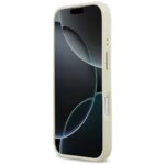 Case Guess Grained Strass Logo MagSafe for iPhone 17 beige - imagine 5