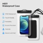 Spigen Waterproof Case A601 Universal 2 Pcs Crystal Clear - imagine 6