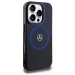 Mercedes MEHMP16X23HBIKV iPhone 16 Pro Max 6.9" black blue hardcase MB Double Layer BiColor MagSafe - imagine 4