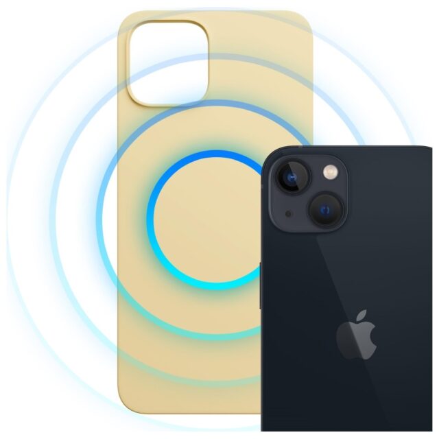 3MK Hardy MagSilicone Case for Apple iPhone 15 Plus Yellow - imagine 3