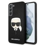 Karl Lagerfeld KLHCS22SSAKHBK S901 S22black hardcase Saffiano Ikonik Karl`s Head