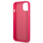 Guess GUHCP13SPS4MF iPhone 13 mini 5,4" pink hardcase Saffiano 4G Small Metal Logo - imagine 7