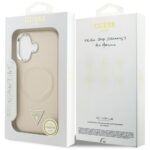Guess Triangle Logo MagSafe Case for iPhone 17 Beige - imagine 8
