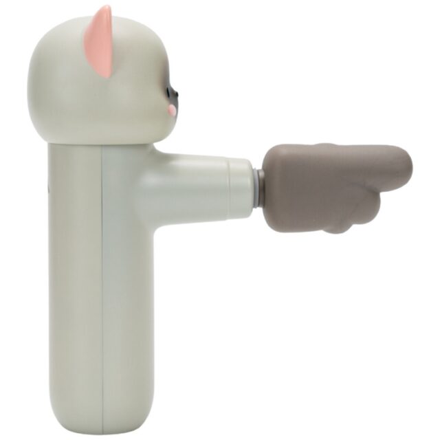 Mini massage gun 4smarts ACECOOL Cat light gray - imagine 6