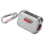 Skinarma case Mecha AirPods Pro 2 chrome