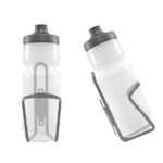 Extralink Aluminum Water Bottle Holder for Bike, Silver - imagine 2