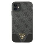Guess GUHCN61PU4GHBK iPhone 11 6,1" / Xr grey hardcase 4G Triangle Collection - imagine 5