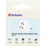 Verbatim Travel Adapter EU/UK/US WTEU-02 white 49549 - imagine 6