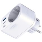 Adapter 3MK Hyper Comfort Charger 30W 1xUSB-A 2xUSB-C 1xSchuko PD QC3.0 white - imagine 4