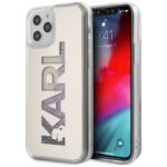 Karl Lagerfeld KLHCP12LKLMLGR iPhone 12 Pro Max 6,7" silver hardcase Mirror Liquid Glitter Ka