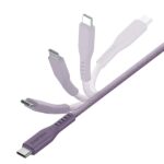 ENERGEA Flow USB-C to USB-C Cable 1.5m Purple 240W 5A PD Fast Charge - imagine 3