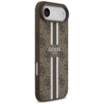 Case Guess 4G Printed Stripes MagSafe for iPhone Air brown - imagine 4