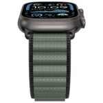 Pasek Spigen WBF1 do Apple Watch          6/7/8/9/10/11/SE/SE 3/Ultra 1/Ultra 2/ Ultra 3 44/45/46/49mm czarno-zielony - imagine 6