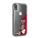 Guess GUOHCI61GLHFLRA iPhone Xr raspberry hardcase Glitter Charms - imagine 5