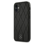 Mercedes MEHCP12SMULBK iPhone 12 mini 5,4" black hardcase Wave Line - imagine 2