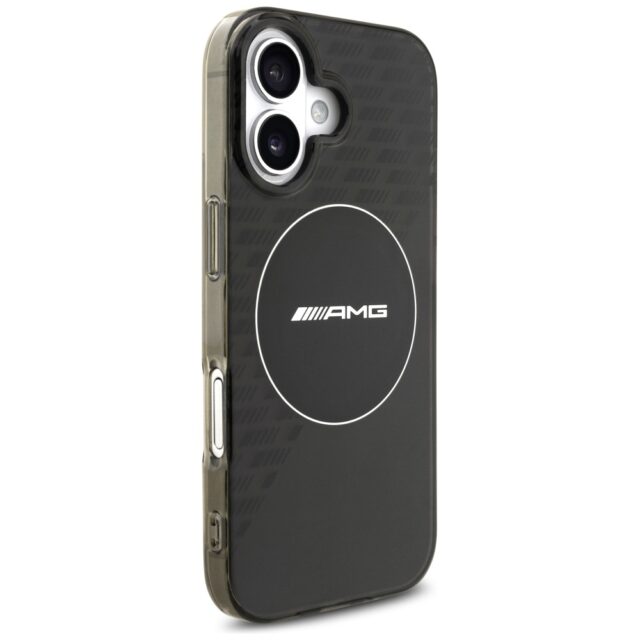 AMG Double Layer Transparent Smocked MagSafe Case for iPhone 17 Black - imagine 4