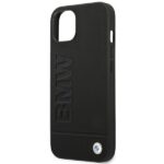 BMW BMHCP14MSLLBK iPhone 14 Plus / 15 Plus 6,7" black Leather Stamp - imagine 6
