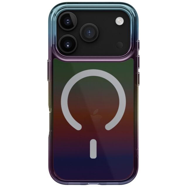 UNIQ Iridescia case for iPhone 17 Pro Magclick Charging midnight quartz - imagine 2