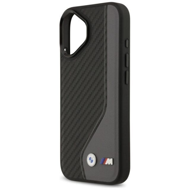 Case BMW M Carbon Logo MagSafe for iPhone 17 anthracite - imagine 6