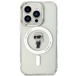 Karl Lagerfeld KLHMP15LHFCKNOT iPhone 15 Pro 6.1" transparent hardcase IML Ikonik MagSafe - imagine 3