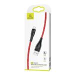 USAMS braided cable U41 lightning 3m 2A red SJ397USB02 (US-SJ397) Fast Charge - imagine 8